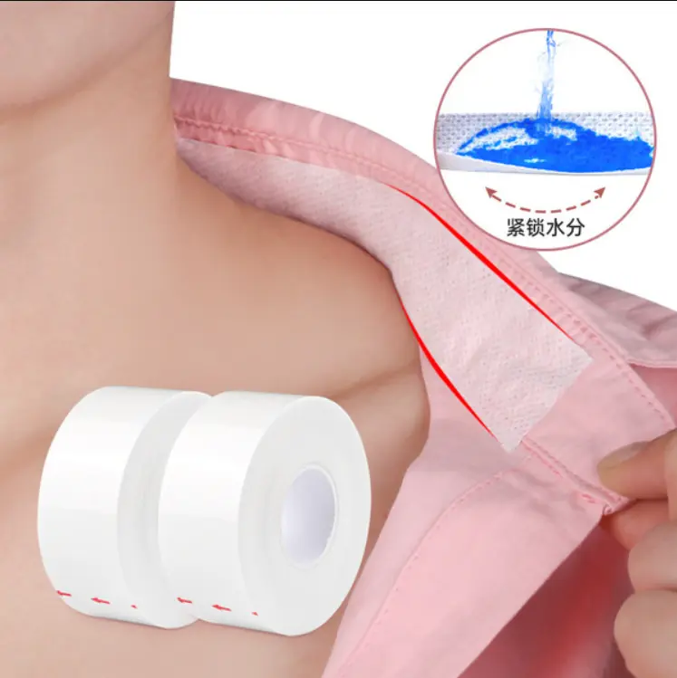 (২ পিস রোল) Neck Collar Sweat Pad - শার্টের কলারের ঘাম ও দাগ নিরোধক ডিসপোজেবল প্যাড (Copy) - Image 3