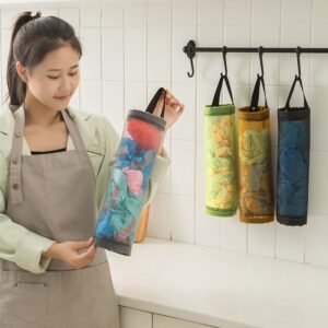 Durable Home Grocery Bag Holder (2 পিস সেট) | – Kitchen Bag Organizer